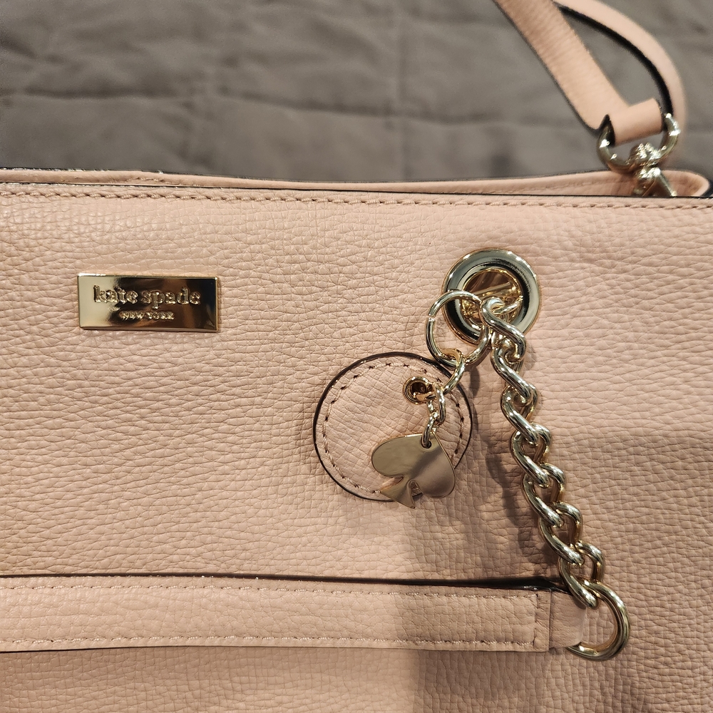 Kate Spade Light Pink Shoulder Bag with Chain Strap - Picture 6 of 6